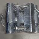 2 Pcs Chain Link Fence Rolling Gate Universal Rolling Sliding Gate Track Bracket Wall Mount for Diameter from 1-5/8"-2-7/8" Track Pipe Post Galvanized Steel Coating