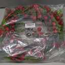 Valentines Day Wreath Decor,Valentine's Day Wreath for Front Door,Red Berry