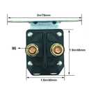 725-04439Cub Cadet SolenoidStarter Solenoid for John Deere AM138068 Cub Cadet 725-04439 MTD Riding Lawn Mower Tractor