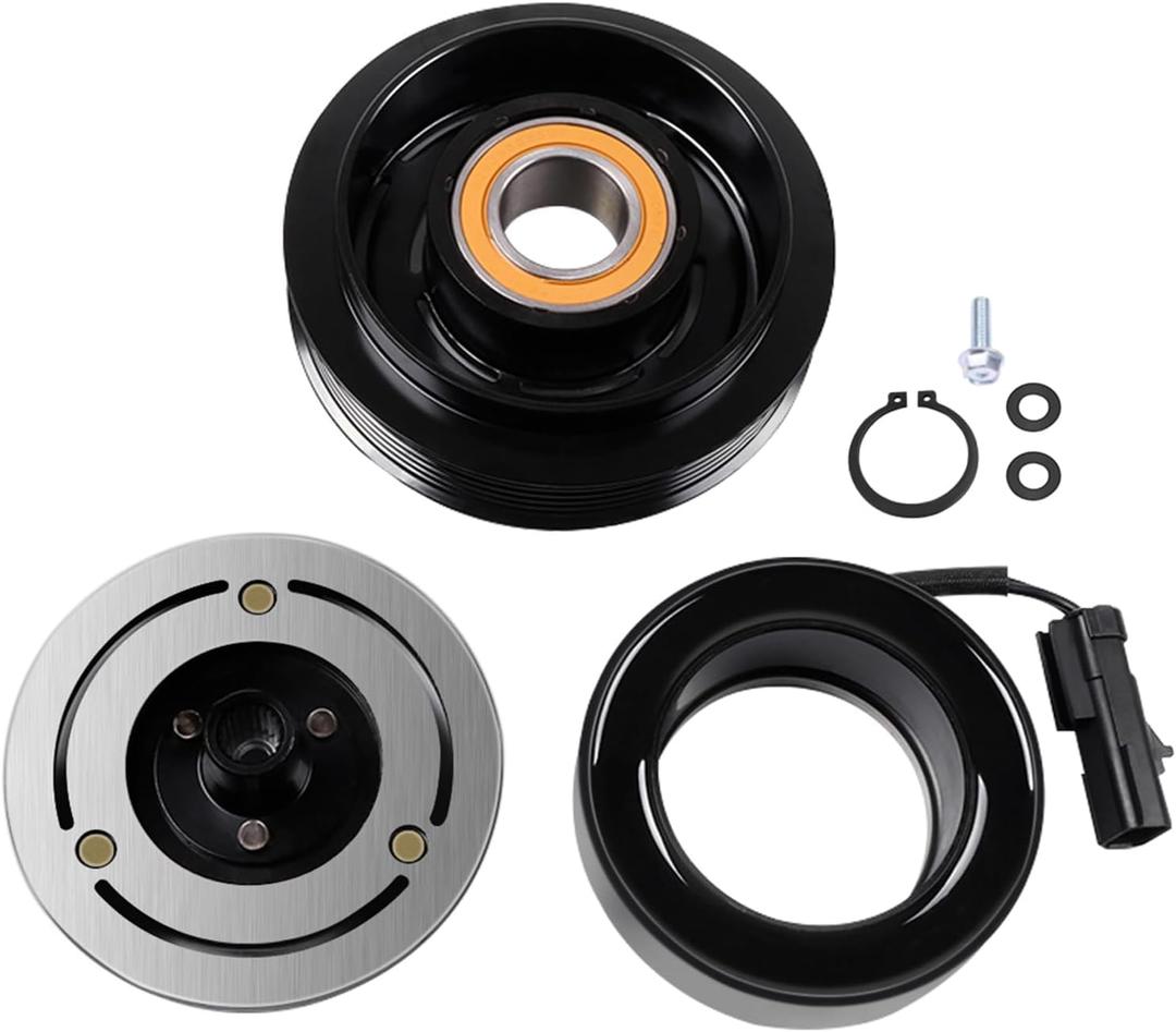 SCITOO AC Compressor Clutch Fit for Jeep Liberty 3.7L 2006 2007 2008, for Dodge Nitro 3.7L 4.0L 2007-2008