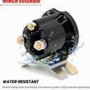 12V Starter Solenoid Relay Switch Intermittent Duty Contactor 3 Terminals Current 150A Max 800A with Nuts and Bolts Replaces # 634-1261-212