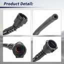 Radiator Expansion Tank Vent Line Hose 17128651450 Compatible with BMW 5 Series 528i 520i F11/F10/F07 2010 2011 2012 2013 2014 2015 2016 2017 Replace 17127619696 Sedan Version Travel Edition