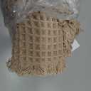 ZALL Tan Waffle Bath Mat,Super Absorbent Non Slip Bathroom Rug,Brown 18x30inch,Machine Washable Ultra Soft Floor Mats