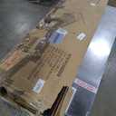 Merax King Size Leather Upholstered Bed with Headboard & Footboard, Wood Platform Bed Frame with Bedposts, Solid Wood Slats & Legs, No Spring Box Needed