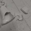 Kurt S. Adler Gold and White Table, 9 Piece Nativity Set, 2-6.75-Inches