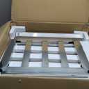 23"W Compact Utility Sink 18/8 Stainless Steel Portable Ergonomic Sinks with 4-Height Adjustable & 360 Swivel Faucet Laundry Room Kitchen Garage Outdoor BBQ RV Basement Hobby Room Bathroom