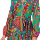 Adrianna Papell Printed Short Dress, Size 6