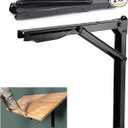Wallmaster 24inch Folding Shelf Brackets Garage Heavy Duty Steel Max Load 500lb Floating Wall Mounted Collapsible Shelf Bracket Space Saving (Pack of 2, No Board)