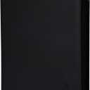 Trading Card Binder, 9 Pocket Fit 1404 Cards - Metal D-Ring Card Holder with 78 Double-Sided Clear Pages, Top-Loading Collectors Album -Black