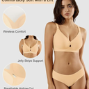 Padded Wireless Bras for Women - Wireless Bra Bralettes for Women with Support Padded Bralette, XL