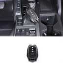 Key Fob Cover Compatible with Toyota Land Cruiser 250 Prado J250 LC250 2024 2025 2026 Accessories, Zinc Alloy Protection Key Fob Case Cover (Black)