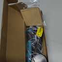 YIHUA 930-IV Pyrography Wood Burning Pen Kit Adjustable Temperature, Power Switch, Heat Deflector, Rubber Grip with 10 Pyrography Tips, 2 Wood Pieces, Flip-Up Pen Stand, for Woodburning DIY Crafts