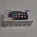 Portable Carplay Screen for Car 5K Dash Cam, 9" Wireless CarPlay & Android Auto Car Audio Receivers with 1080p Backup Camera, Bluetooth/GPS Navigation/Voice Control/Mirror Link (Black)