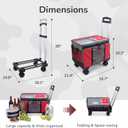 50-Can Hard Top Large Rolling Cooler with a Hard Base Plate, Leakproof Insulated Cooler with Wheels and Handle Collapsible for Outdoor