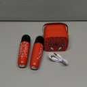 Mini Karaoke Machine Toys Gifts: Kids Toys Christmas Birthday Gifts for 4 5 6 7 8 9 Years Old Girl Boy Stocking Stuffers LED Portable Bluetooth Speaker with 2 Wireless Microphone Girl Gift Age 3-12+ (Red)