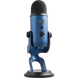 Logitech Creators Blue Yeti USB Microphone for Gaming, Streaming, Podcast, YouTube, Discord, PC, Studio Sound, Plug & Play-Midnight Blue