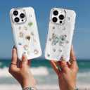 Toycamp for iPhone 16 Pro Case - for Women Girls Cute Girly Kawaii 3D Butterfly Flowers Floral Design with Charm Butterflies Wrist Chain Phone Cover Aesthetic Unique Cases for iPhone 16 Pro 6.3 Inch