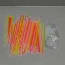 3 otters 100PCS Glow Sticks, 8 Inch Glow in the Dark Light up Party Favors Pool Camping Campfire Music Festival Party Supplies for Kids Adults Birthday Decorations