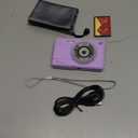 2025 New Digital Camera, 56MP FHD 1080P for Kids with 16x Digital Zoom Anti Shake, Face DetectPurple