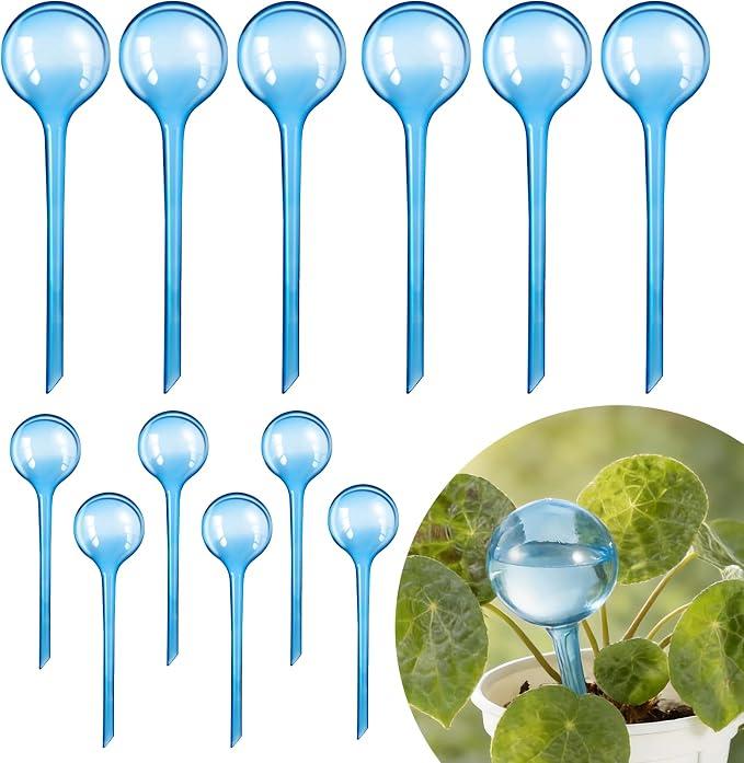 Click to see full view
	
	
12 Pcs Plastic Plant Watering Globes, Self Plant Watering Bulbs for Plants