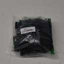 Ny Collection Women Plisse Wide-Leg Pants Jet Black Large