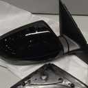 Door Mirror Right Passenger Side Replacement For Kia Optima 2014 2015, Replace 876204C501, Black 6PINS