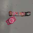WhoseID Airtag Dog Collar,with Waterproof airtag HolderOriginal Stylish Cute Pattern Design.QR Code ID BuckleComfortable Soft Cotton for Dogs