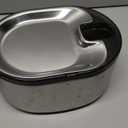 Wireless Cat Water Fountain Stainless Steel, 152oz/4.5L Cat Fountain Battery Operated, Cordless Pet Water Fountain for Cats & Dogs with Motion Sensor, Ultra Quiet Pump, Multi-Filtration