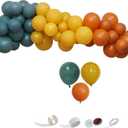 75 Pcs Balloon Garland Kit 5 10 inch Retro Willow Green,Mustard Yellow,Retro Burnt Orange Balloons Combination for Wedding & Engagement,Birthday Party,Celebration Supplier