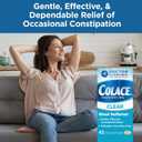 Colace Clear Stool Softener for Gentle Effective Constipation Relief, #1 Doctor Recommended Stool Softener Brand, Dye Free, 50 mg Docusate Capsules, 42 Count