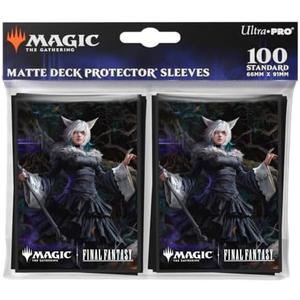 Ultra PRO - Final Fantasy x Universes Beyond Y’shtola, Night’s Blessed (Commander) 100ct Deck Protector Sleeves for Magic: The Gathering | Trading Card Accessories, Collectible Card Game Gear