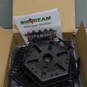 Birdream 2 Pack Bird Feeders for Outdoor Hanging, Retro Pagoda Design Fun Installation Bird Feeder, Attracting Wild Birds Chickadees Goldfinches Cardinals Finches and Sparrows (Black)