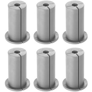 lasuroa 6pcs Cable Routing Kit for Starlink, Silicone Cable Pass Through Bushings for 1 Inch Wall Hole Cable Wall Wire Cord Grommet Cable Mounting Accessories for Starlink Ethernet Cable(Gray), Pack Of 2