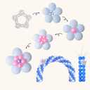 Miliocry 200PCS Balloon Arch Clips, Reusable Balloon Clips for Balloon Arch, Plastic Balloon Supplies for Stand, Balloon Garland Clips for Party Wedding Baby Shower Decorations