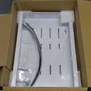 2 Pack Pull Out Cabinet Organizer, 21.8" Deep Slide Out Drawer for Cabinets Adhesive Pull Out Drawers Heavy Duty Pull Out Shelves for Kitchen, Cupboard, Pantry, Bathroom-White