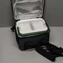 EAST OAK Cordless Electric Lunch Box for Adults, Heated Lunch Box Battery Powered with Automatic Heating, 5.5 Cups Portable Food Warmer with Removable Tray Divider (Green)