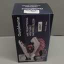 Ourokhome Food Chopper with Container, Manual Mandolin Vegetable Slicer Onion Dicer with 8 Blades, Hand Veggie Shredder for Potato, Tomato, Essential Kitchen Gadgets (8 in 1, White)