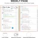 5 x 2026 Planner, Weekly and Monthly Calendar Planner, January 2026 - December 2026, Hardcover 2026 Calendar Book with Tabs For Women & Men, Inner Pocket, Spiral Bound, Perfect for Office Home School Supplies - A4 (8.5" x 11"), Pink