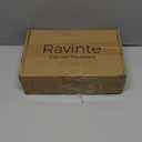 Ravinte 50Pack 25Pairs 3/8inch Inset Cabinet Door Hinges Kitchen Cabinet Hinges Black Semi-Concealed Hinges Face Mount Cabinet Hardware Self-Closing Cabinet Hinges with Door Bumpers&Screwdriver