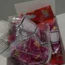 SpringFlower Christmas Tree Building Block Set, Rotating Music Box Christmas Tree for Boys Girls Adults, Xmas Gifts Decorations for Kids Adults Teens, Pink, 594 PCS