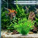 DIVINA VITAE 12.6 Inch Tall Aquarium Plants Plastic Fish Tank Plants | Large, Lifelike, Artificial Fish Tank Decorations, Durable & Safe, for Freshwater & Saltwater Tanks, Easy Care