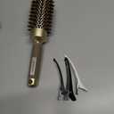 AIMIKE Round Brush for Blow Out, Medium Round Hair Brush Nano Thermal Ceramic & Ionic Tech, for Blow Drying & Styling, Curling and Shine - 2.9 inch Barrel w/Boar Bristles