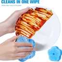 3 x 6-Pack Dishwasher Detergent and Deodorizer Tablets with Kitchen Sponge, Deep Clean Formula, Dishwasher Safe, Removes Scale, Odors, and Hard Water Residue (Lemon Scent)