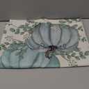 Artoid Mode Pumpkins Eucalyptus Leaves Fall Table Runner, Autumn Thanksgiving Kitchen Dining Table Decoration for Home Party Decor 13x72 Inch