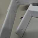 AddGrace Closet Rod Bracket Heavy Duty Shelf Brackets 8 Inch White Wall Mounted Closet Rod Support with Pole Holder Industrial Iron Shelving Supports with Hook (4 Pack)