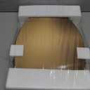 Elongated Toilet Seat Shiny brushed gold color metal Resin Toilet Seat Quietly Slow Close with Quick-Release Hinges Toilet Seat with Cover Easy to Clean Install (18.5"x14.5", Multi5)