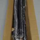 CorkLatta Black Shower Curtain Rod 31 to 80 Inch,1 Inch Diameter Adjustable Spring Tension Stainless Steel Telescoping Rod,Easy Install,No Rust