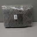 PLEASOR Door Mat for Front Door Entrance, Dirt Trapper Washable Welcome Mat Outdoor Indoor, Non-Slip Waterproof Doormat for Outside/Inside Use, Low Profile Entryway Rug, 47"x32", Grey