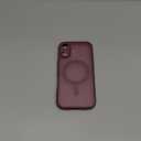 TOCOL for iPhone 17 Case, Full Camera Protection, Built-in Magnetic Ring, Compatible with Magsafe Charger, Drop Protection, Translucent Matte Phone Case for iPhone 17 6.3 inch (Plum)