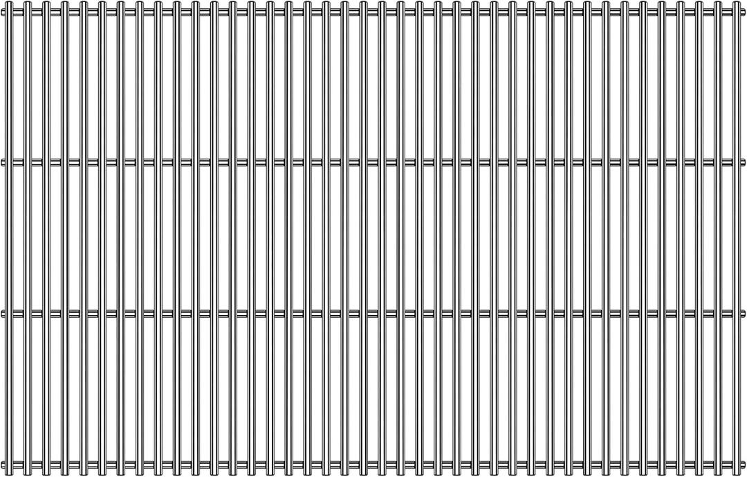 1 Pack 95401 Grill Steel Wire Cooking Grid Rock Grates Replacement Parts for Turbo Models,11 17 1/2 inch x 28 1/2 inch